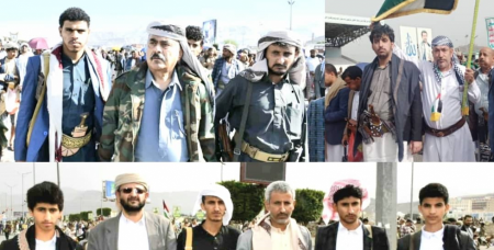 الحشود الملايينية بالعاصمة صنعاء تعلن الاستنفار الشامل 